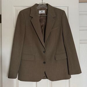 Aritzia Babaton Heather Modern Taupe Agency (Re)Ssential Blazer XS
